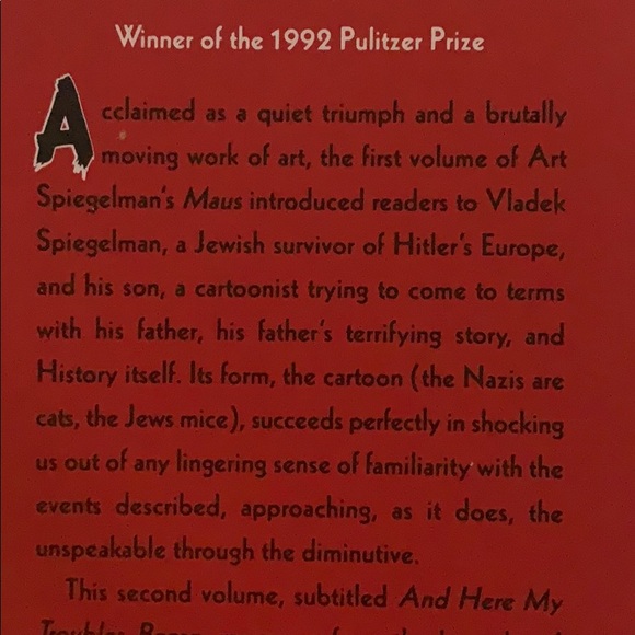 SALE!! Maus history graphic novels set of 2 NEW - Picture 9 of 10